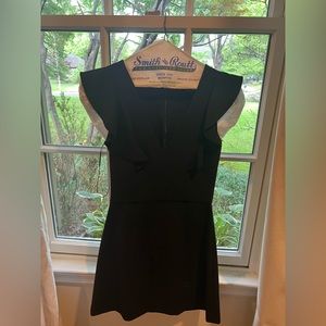 French connection black mini dress size US 0